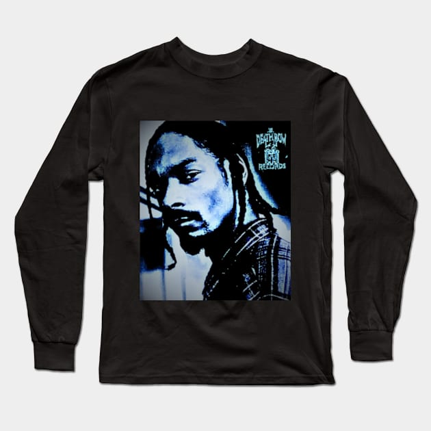 Snoop Dogg Death Row Records Hip Hop Long Sleeve T-Shirt by DOPEVERSE CREATIONS